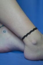 Μαύρο anklet macrame - Image 2