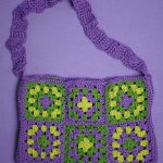 Τσάντα με granny squares