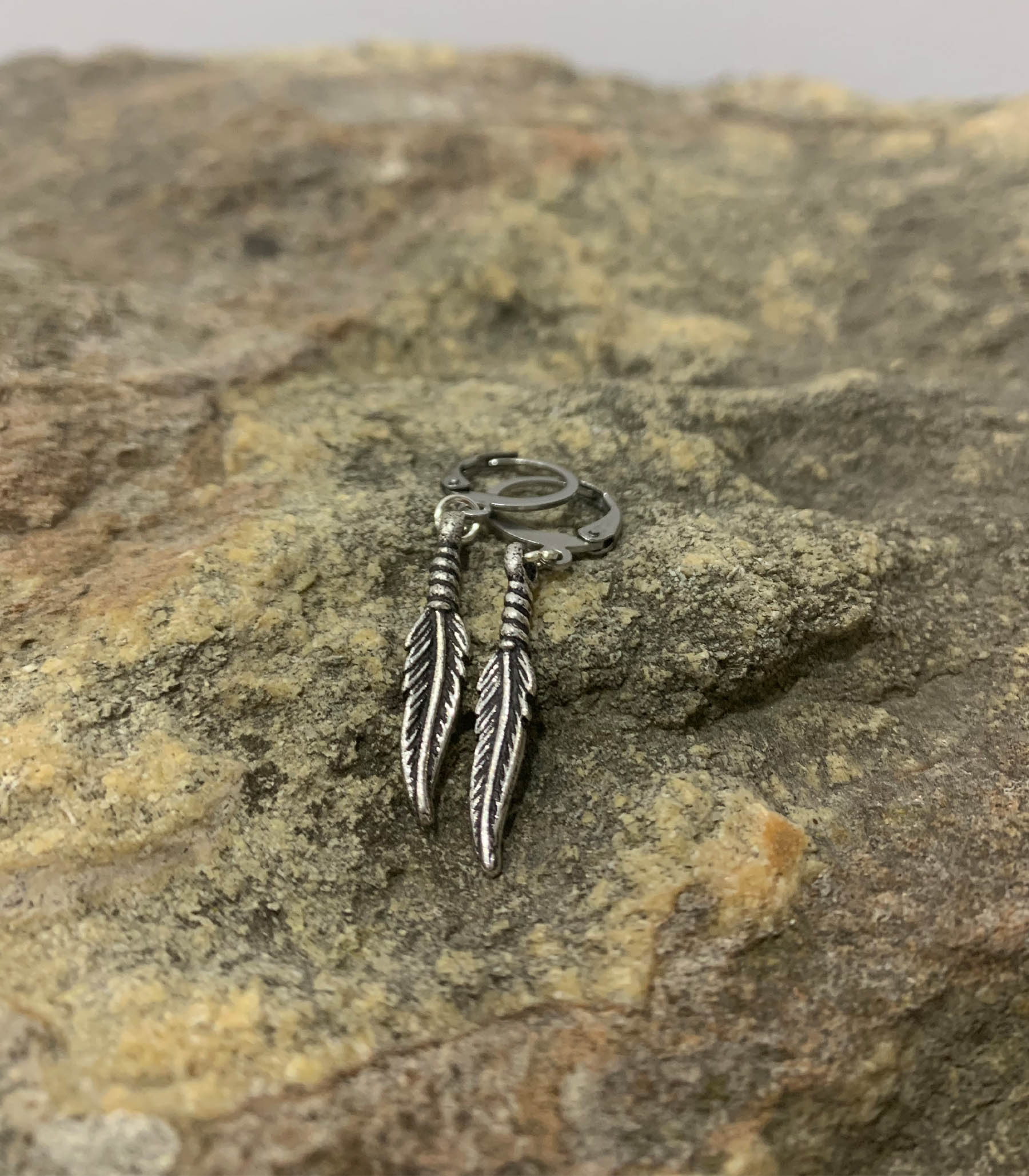 φτερο Feather earrings - Image 1
