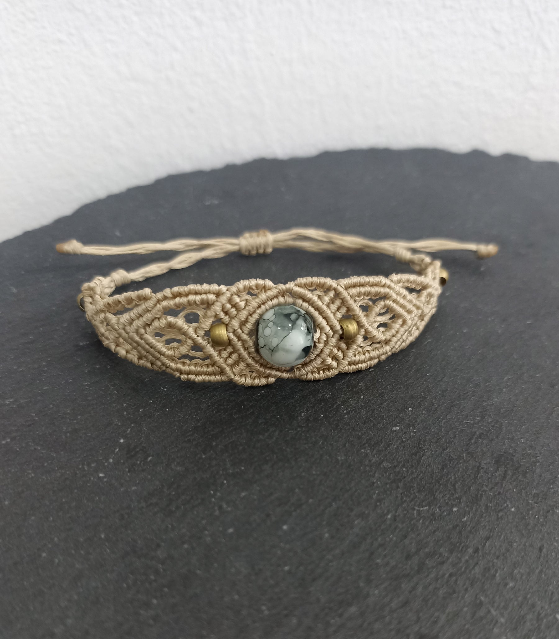 βραχιόλι_macrame Iris bracelet - Image 1