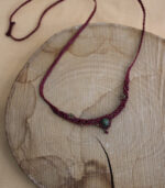 Κολιέ macrame με νεφρίτη - Image 2