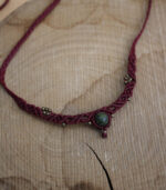 Κολιέ macrame με νεφρίτη - Image 3