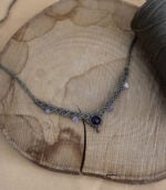 Κολιέ macrame με αμέθυστο - Image 5