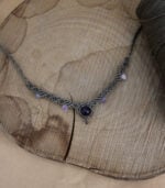 Κολιέ macrame με αμέθυστο - Image 3
