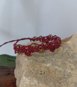 Χειροποίητο macrame βραχιόλι για το πόδι