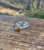 Ασημένιο δαχτυλίδι με μάτι τίγρης - Image 6