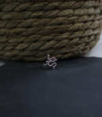 Ατσάλινο δαχτυλίδι mini snake - Image 3