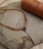 Κολιέ macrame με νεφρίτη - Image 3