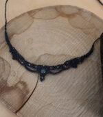 Κολιέ leaf macrame nephrite - Image 2