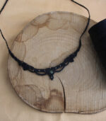Κολιέ leaf macrame nephrite - Image 4