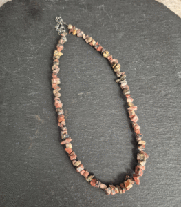 Pink nephrite necklace - Image 2