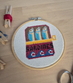 Sardines embroidery - Image 2