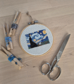 Starry night embroidery - Image 3