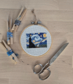 Starry night embroidery - Image 4
