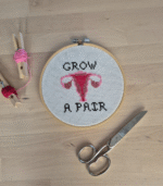 Grow a pair embroidery - Image 4