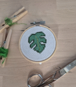 Monstera embroidery - Image 3
