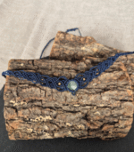 Macrame κολιέ σε μπλε χρώμα - Image 5