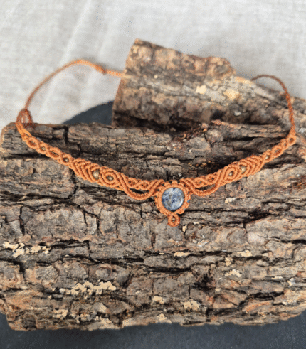 macrame κολιέ
