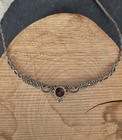 macrame κολιέ