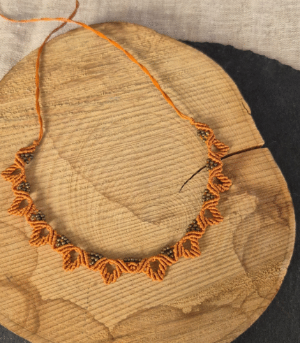 macrame κολιέ